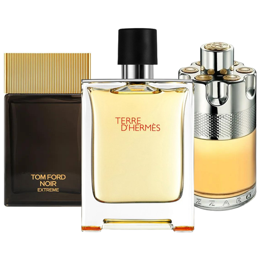 Set de 3 Perfumes | Terre de’Hermes, Azzaro Wanted, Tom Ford Noir Extreme 100 ml